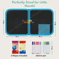 Doodle magic reusable drawing book