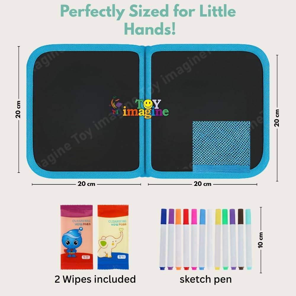 Doodle magic reusable drawing book