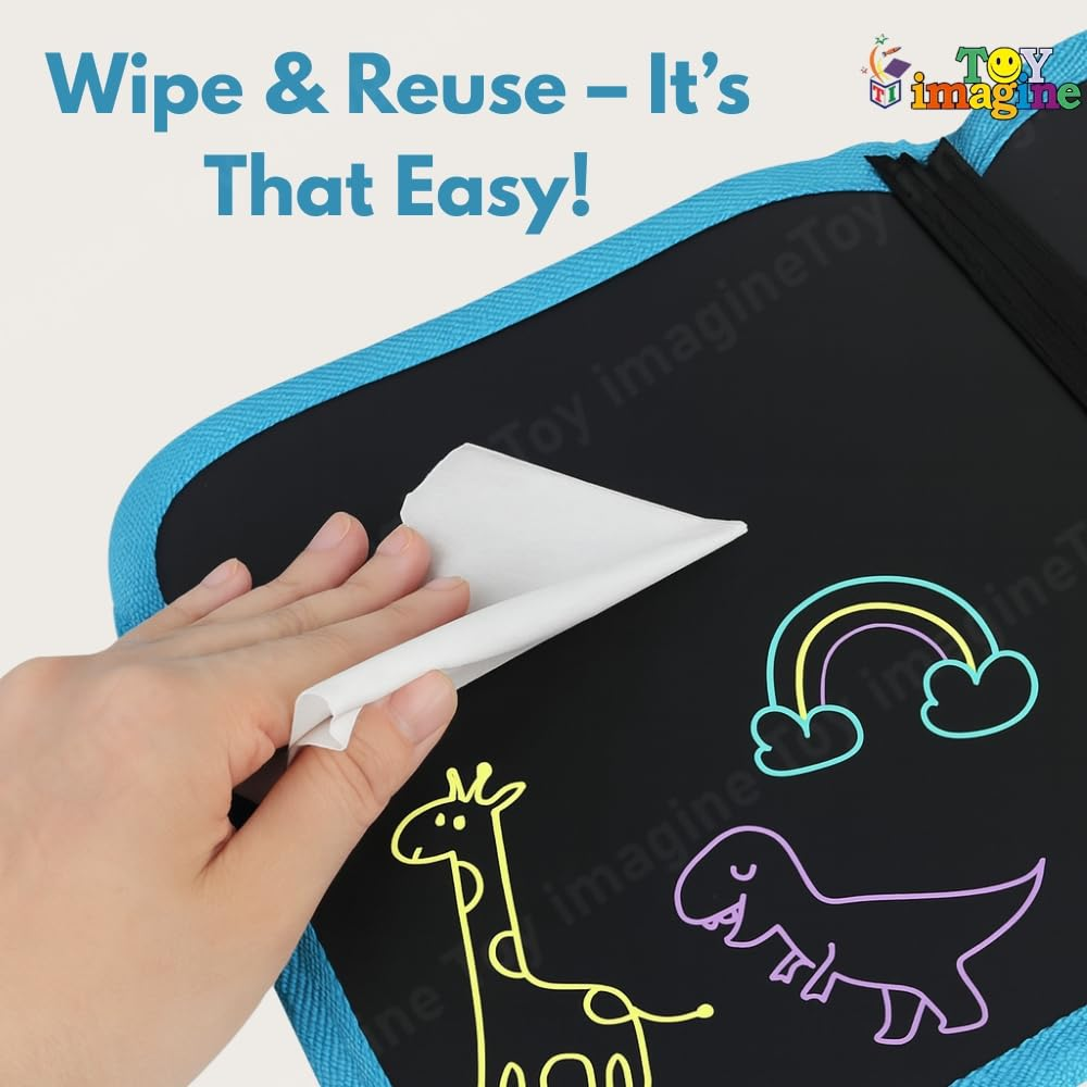Doodle magic reusable drawing book
